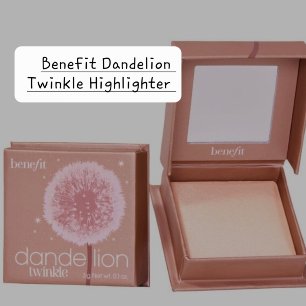Benefit Cosmetics Dandelion Twinkle/Soft nude-pink highlighter. BNIB
